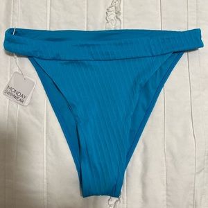 Monday Swimwear Argentina Bottom in Sea Jacquard